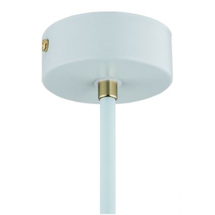 Argon 4685 - Chandelier on a pole CHARLOTTE 1xE27/15W/230V blue/gold