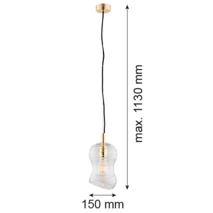 Argon 4742 - Chandelier on a string DEPORTIVO 1xE27/15W/230V