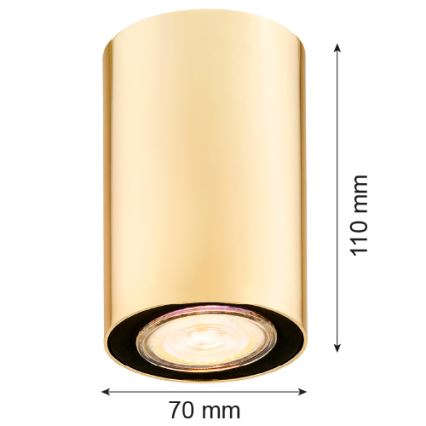 Argon 4759 - Ceiling light TYBER 1xGU10/5W/230V gold