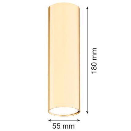 Argon 4761 - Spotlight TYBER 1xGU10/5W/230V brass