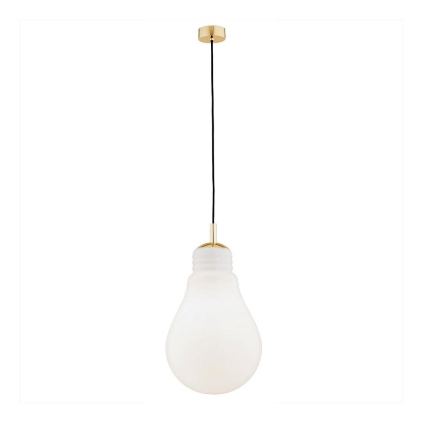 Argon 4879 - Chandelier on a string JESSE 1xE27/15W/230V gold/white