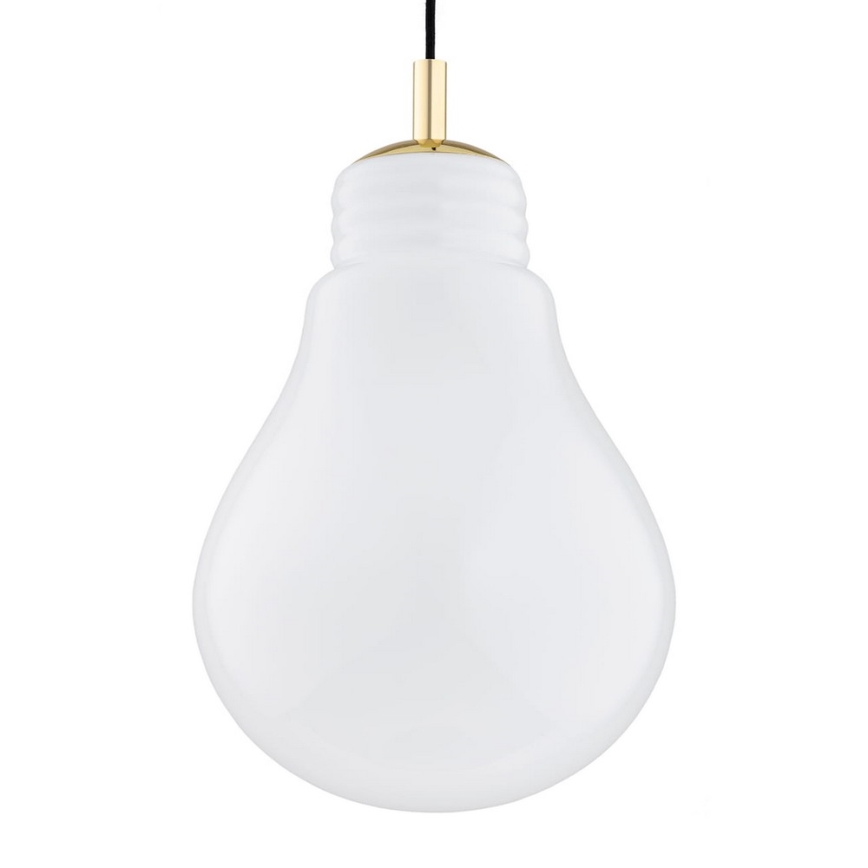 Argon 4879 - Chandelier on a string JESSE 1xE27/15W/230V gold/white