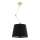 Argon 4896 - Chandelier on a pole ZAKYNTOS PLUS 1xE27/15W/230V black/gold