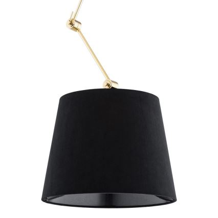 Argon 4896 - Chandelier on a pole ZAKYNTOS PLUS 1xE27/15W/230V black/gold
