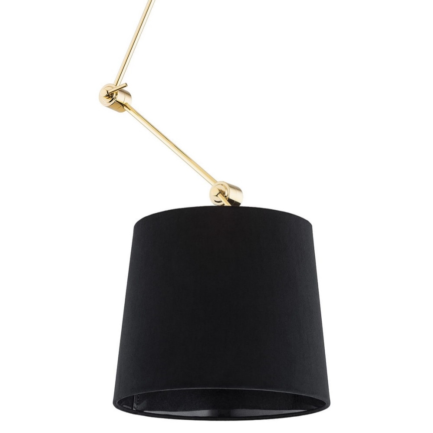 Argon 4896 - Chandelier on a pole ZAKYNTOS PLUS 1xE27/15W/230V black/gold