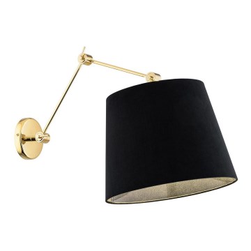 Argon 4898 - Wall lamp ZAKYNTOS PLUS 1xE27/15W/230V black/golden
