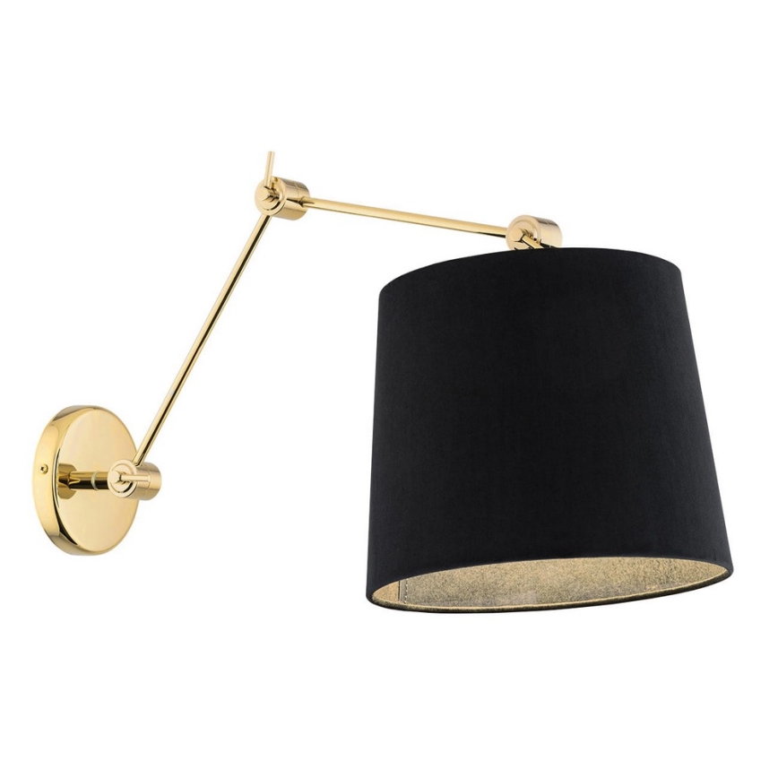 Argon 4898 - Wall lamp ZAKYNTOS PLUS 1xE27/15W/230V black/golden