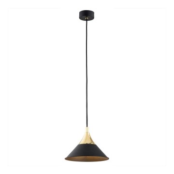 Argon 4903 - Chandelier on a string MASSETO 1xE27/15W/230V black/golden