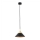 Argon 4903 - Chandelier on a string MASSETO 1xE27/15W/230V black/golden