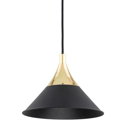 Argon 4903 - Chandelier on a string MASSETO 1xE27/15W/230V black/golden