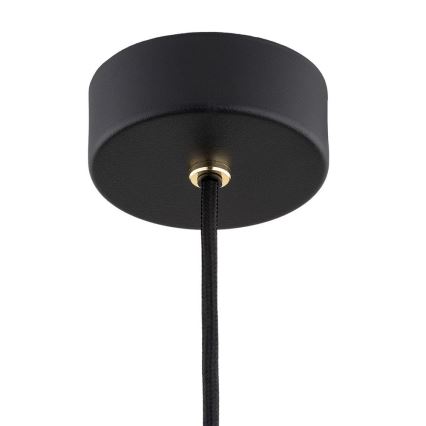 Argon 4903 - Chandelier on a string MASSETO 1xE27/15W/230V black/golden