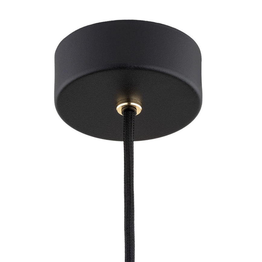 Argon 4903 - Chandelier on a string MASSETO 1xE27/15W/230V black/golden