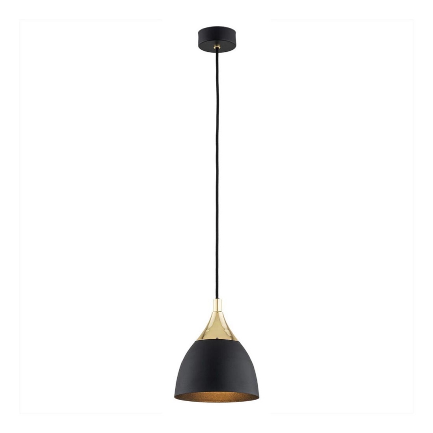 Argon 4905 - Chandelier on a string MURANO 1xE27/15W/230V black/golden