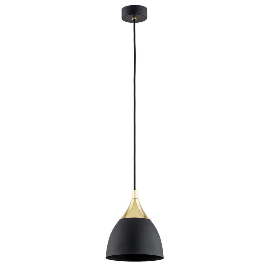 Argon 4905 - Chandelier on a string MURANO 1xE27/15W/230V black/golden