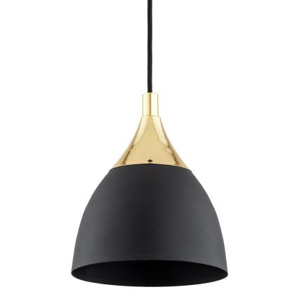 Argon 4905 - Chandelier on a string MURANO 1xE27/15W/230V black/golden