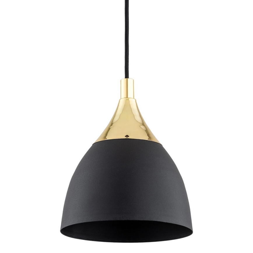 Argon 4905 - Chandelier on a string MURANO 1xE27/15W/230V black/golden
