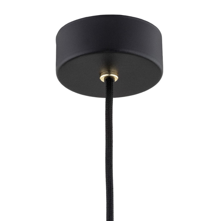 Argon 4905 - Chandelier on a string MURANO 1xE27/15W/230V black/golden