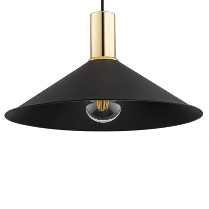Argon 4912 - Chandelier on a string MINORI 1xE27/15W/230V black/golden