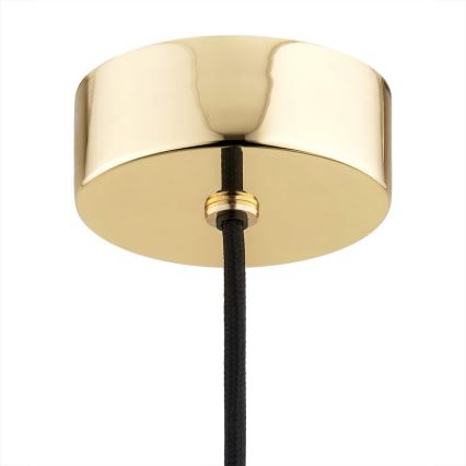 Argon 4912 - Chandelier on a string MINORI 1xE27/15W/230V black/golden
