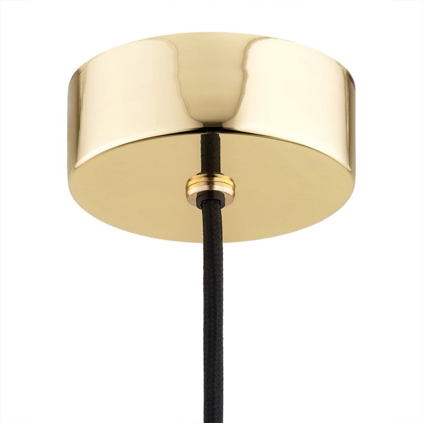 Argon 4912 - Chandelier on a string MINORI 1xE27/15W/230V black/golden