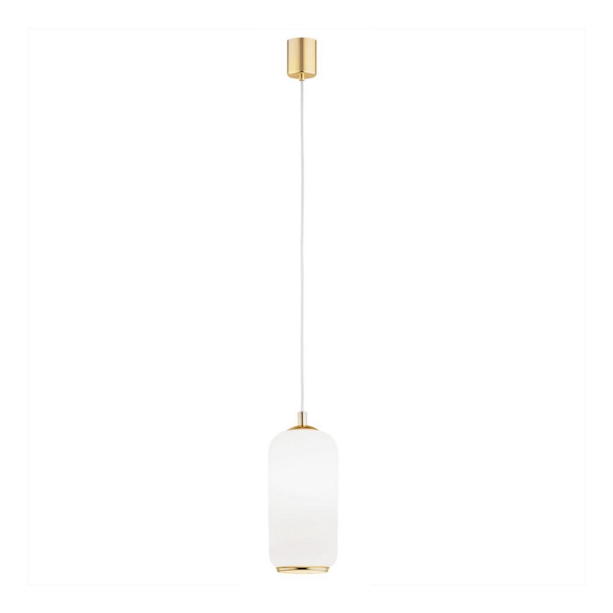 Argon 4993 - Chandelier on a string PALLADO 1xE27/15W/230V golden/white