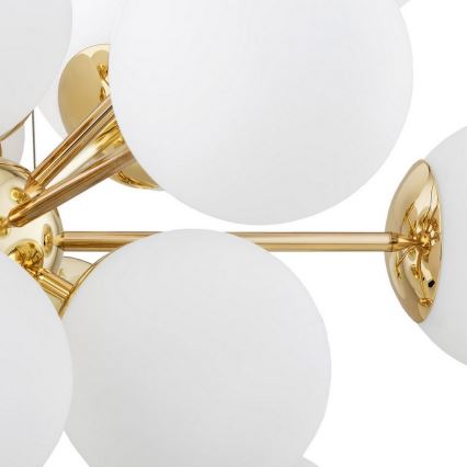 Argon 5048 - Chandelier on a string SATELITE PLUS 15xE27/15W/230V golden