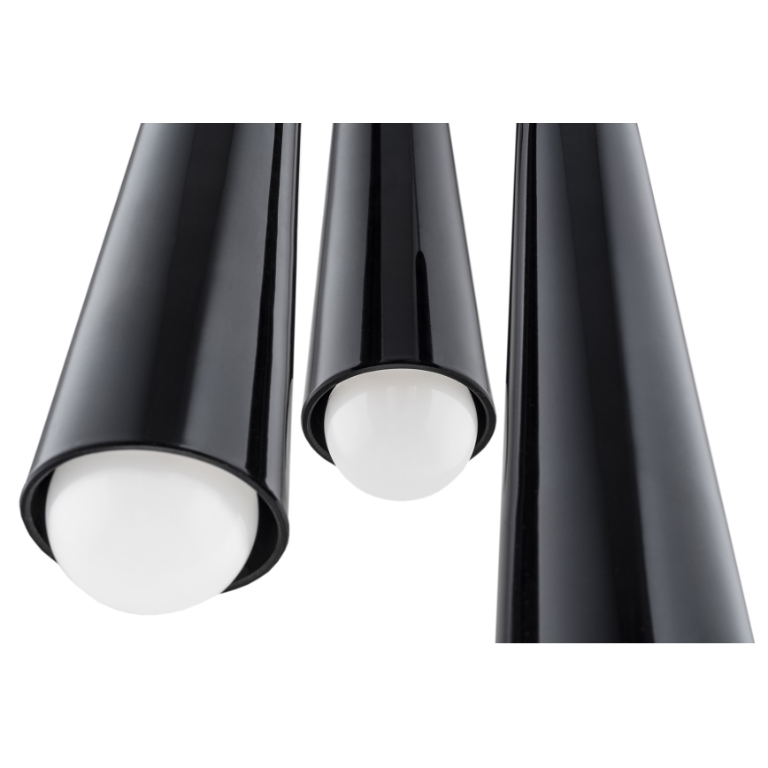 Argon 6103 - Chandelier on a string HOLLYWOOD 3xE14/7W/230V black