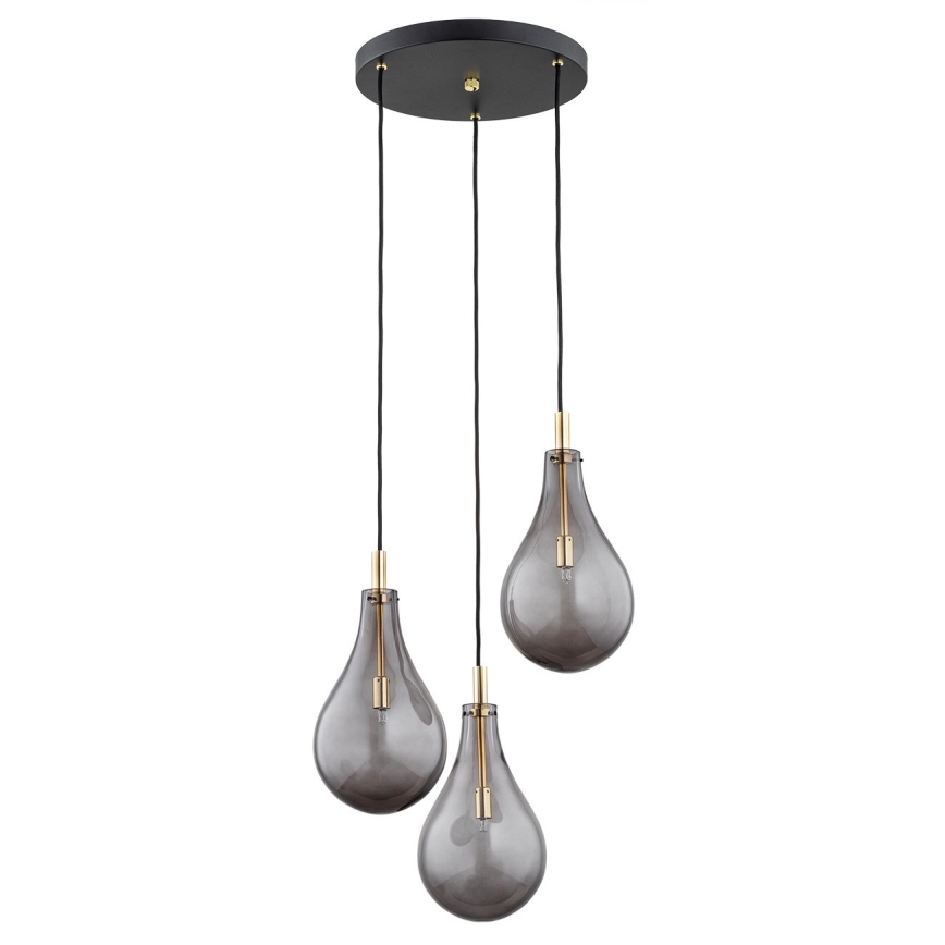 Argon 6105 - Chandelier on a string OAKLAND 3xG9/6W/230V black