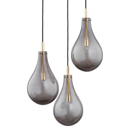 Argon 6105 - Chandelier on a string OAKLAND 3xG9/6W/230V black
