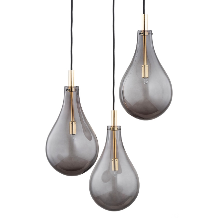 Argon 6105 - Chandelier on a string OAKLAND 3xG9/6W/230V black