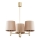 Argon 6109 - Chandelier on a pole PONTE 3xE27/15W/230V beige
