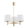 Argon 6110 - Chandelier on a pole PONTE 3xE27/15W/230V