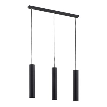 Argon 6112 - Chandelier on a string GOMERA 3xGU10/5W/230V black