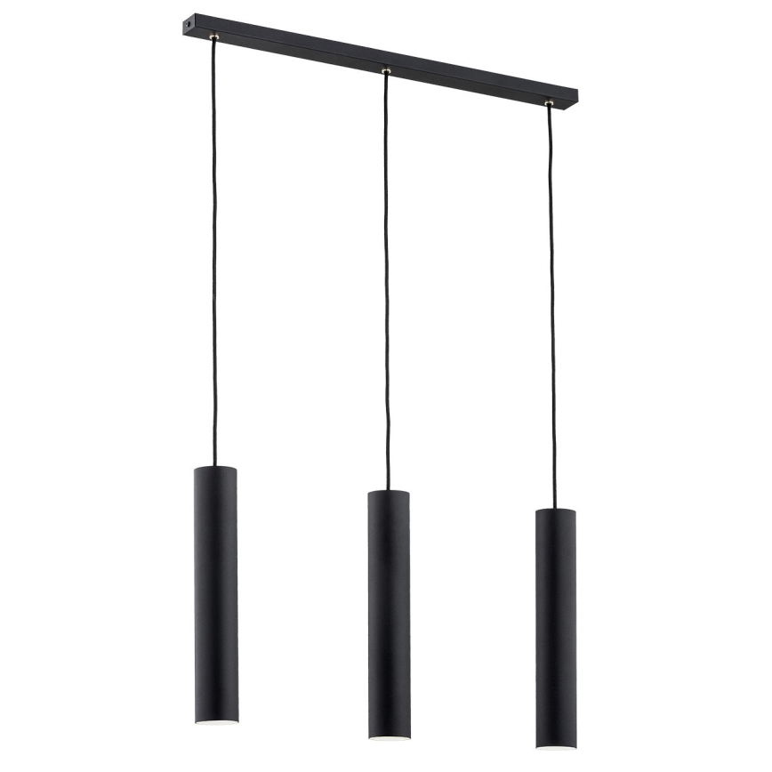 Argon 6112 - Chandelier on a string GOMERA 3xGU10/5W/230V black