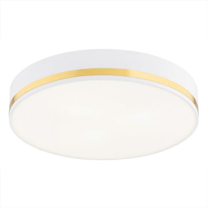 Argon 6138 - Ceiling light AMORE 3xE27/15W/230V diameter 45 cm white/golden