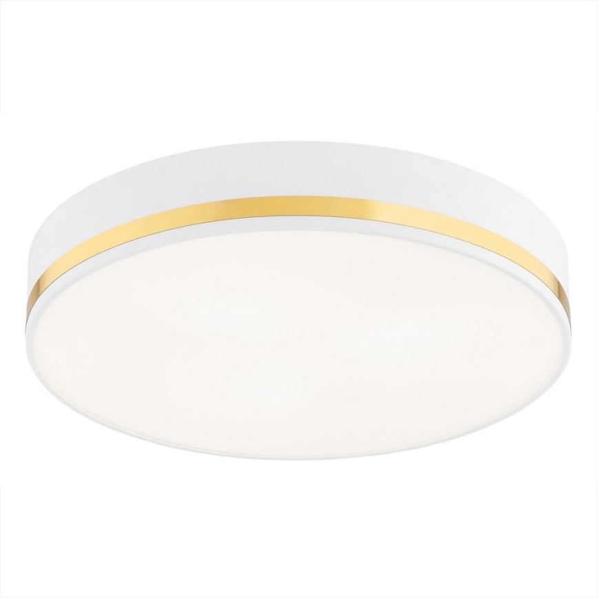Argon 6138 - Ceiling light AMORE 3xE27/15W/230V diameter 45 cm white/golden