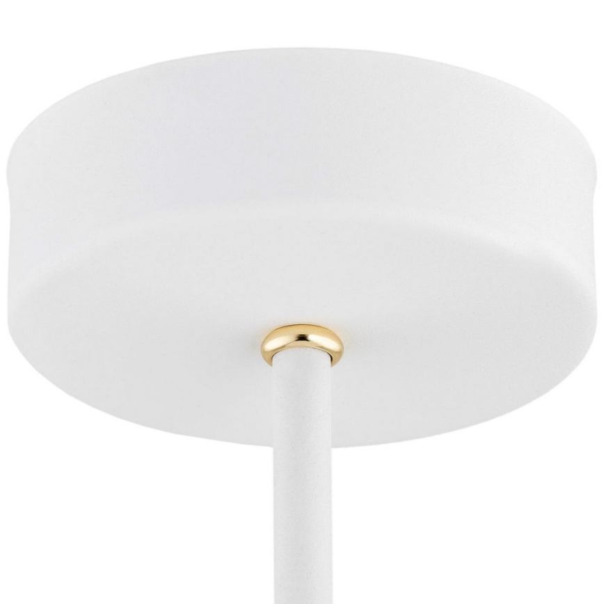 Argon 6148 - Chandelier on a pole CHARLOTTE 3xE27/15W/230V white/gold