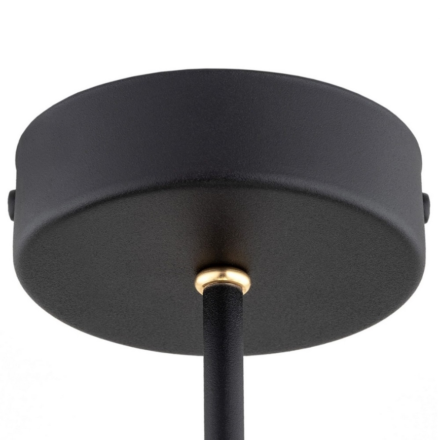 Argon 6150 - Chandelier on a pole AMALFI 3xE27/15W/230V black/white