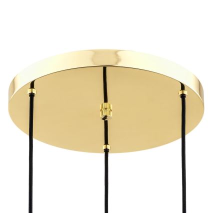 Argon 6164 - Chandelier on a string PASADENA 3xE27/15W/230V golden/white
