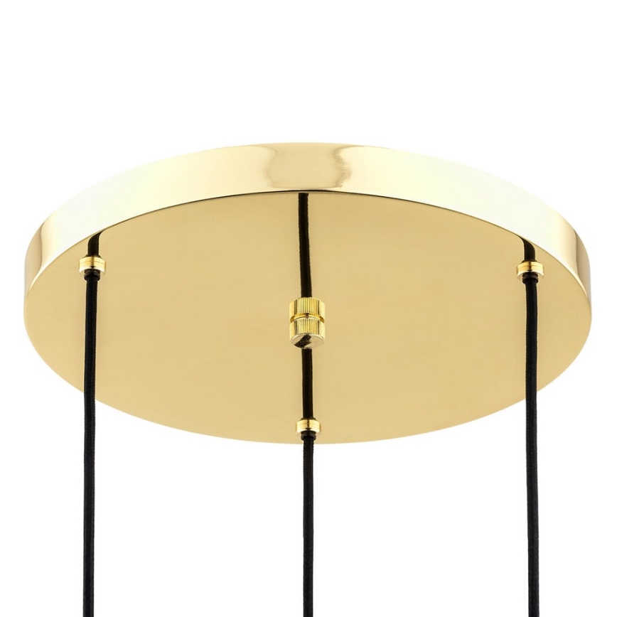 Argon 6164 - Chandelier on a string PASADENA 3xE27/15W/230V golden/white