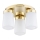 Argon 6165 - Surface-mounted chandelier PASADENA 3xE27/15W/230V gold/white