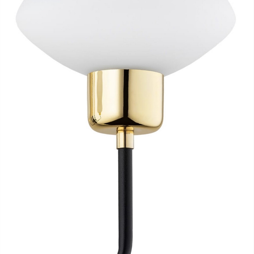 Argon 6166 - Chandelier on a pole RAVELLO 3xE14/15W/230V black/gold