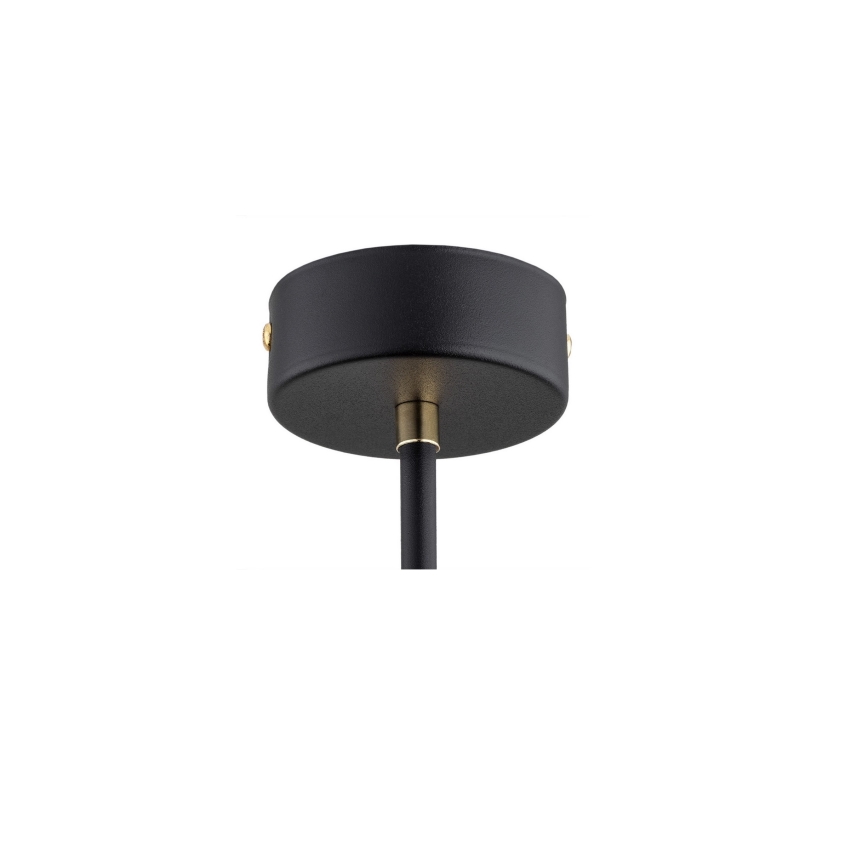Argon 6166 - Chandelier on a pole RAVELLO 3xE14/15W/230V black/gold