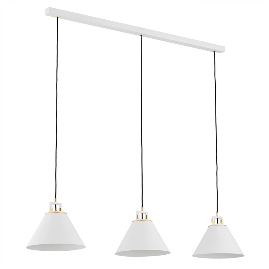 Argon 6173 - Chandelier on a string ORTE 3xE27/15W/230V white