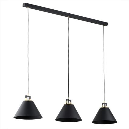 Argon 6174 - Chandelier on a string ORTE 3xE27/15W/230V black