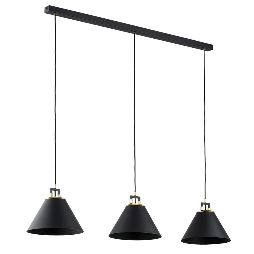 Argon 6174 - Chandelier on a string ORTE 3xE27/15W/230V black