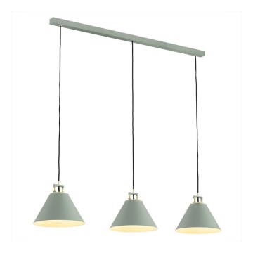 Argon 6177 - Chandelier on a string ORTE 3xE27/15W/230V green