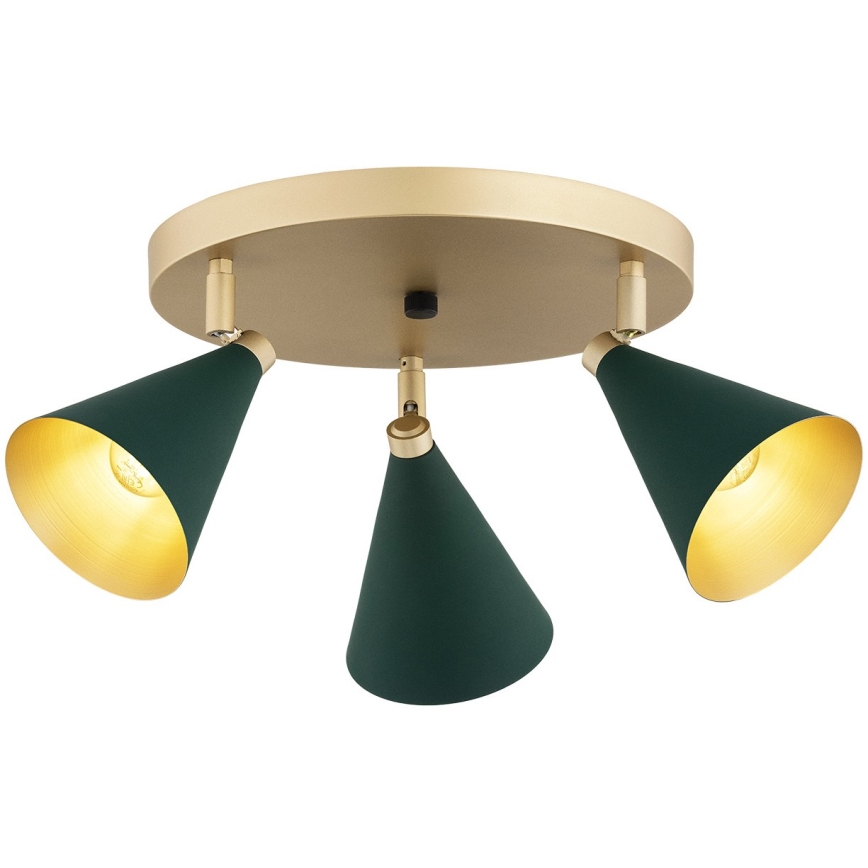 Argon 6245 - Spotlight LUCINDA 3xE14/7W/230V green