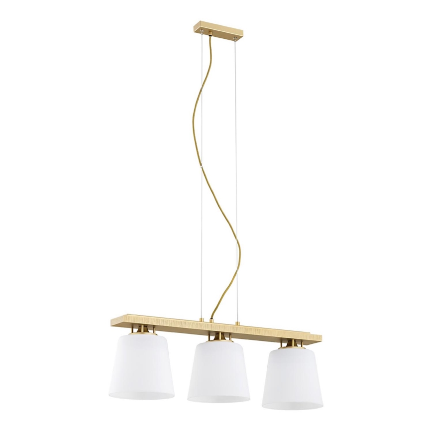 Argon 6250 - Chandelier on a string ARDEN 3xE27/15W/230V gold
