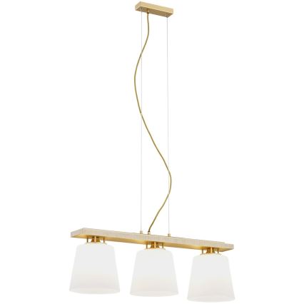 Argon 6250 - Chandelier on a string ARDEN 3xE27/15W/230V gold